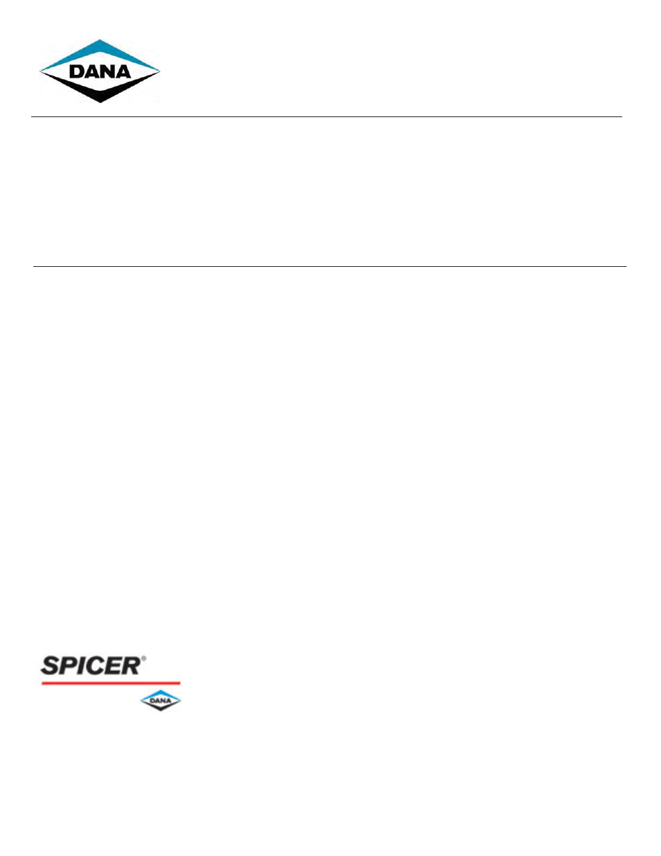 Spicer 126155 User Manual | 1 page