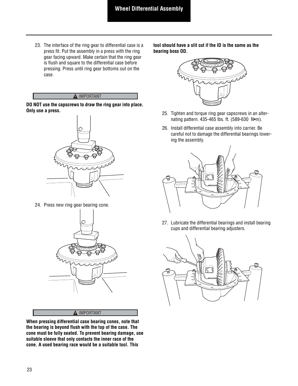 Spicer Single Drive Axles Service Manual: S140 Series User Manual | Page 26 / 44