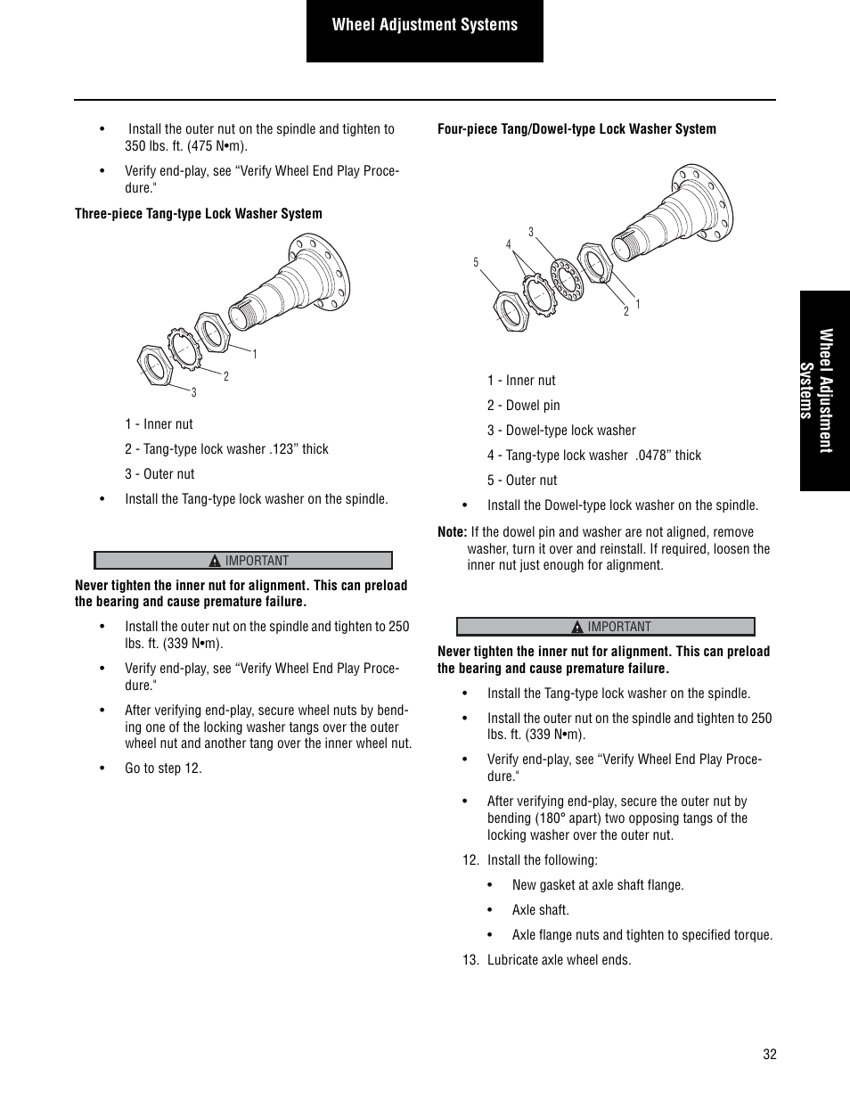 Spicer Single Drive Axles Service Manual: S140 Series User Manual | Page 35 / 44