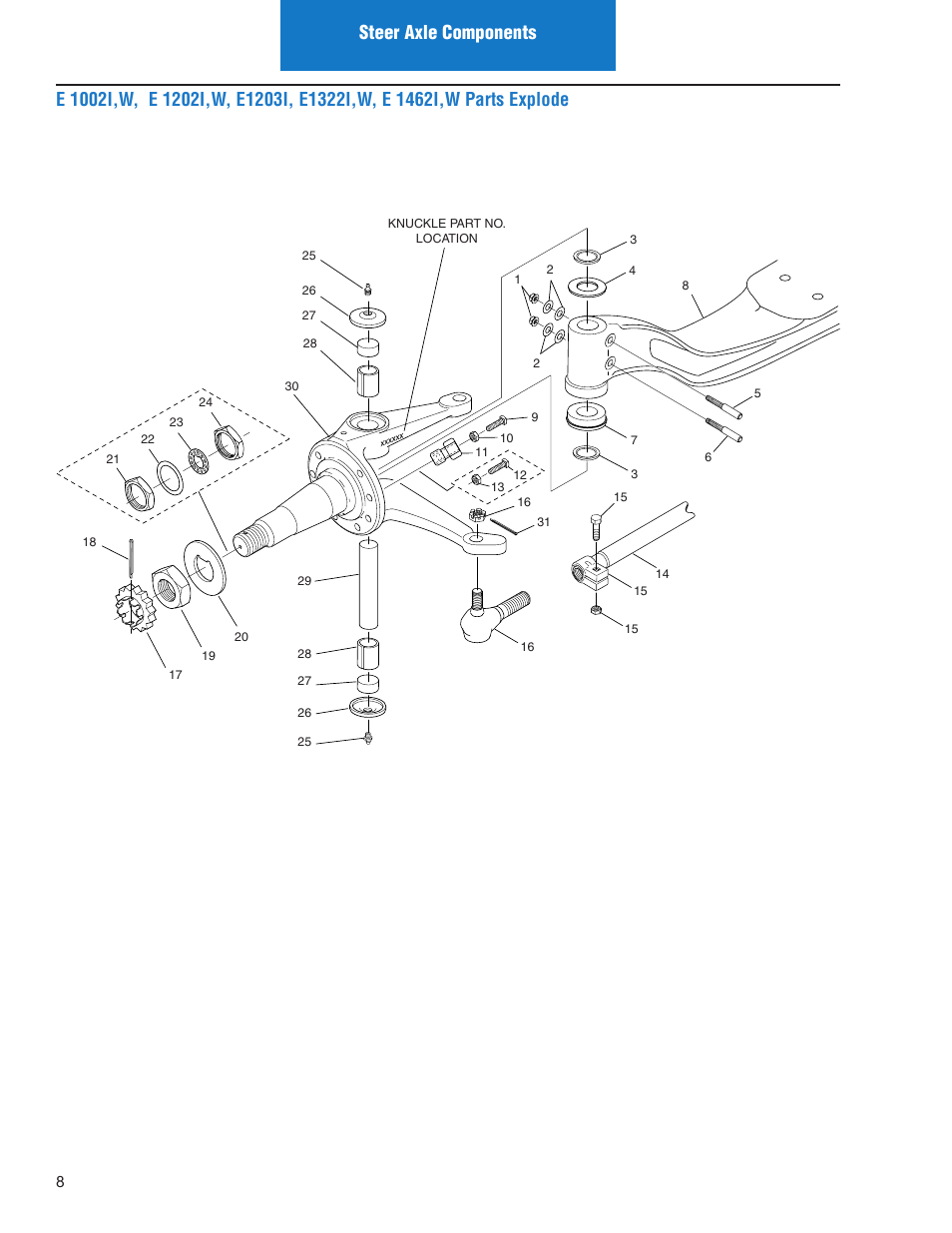 Spicer Illustrated Parts List Spicer Steer Axles User Manual | Page 10 / 124