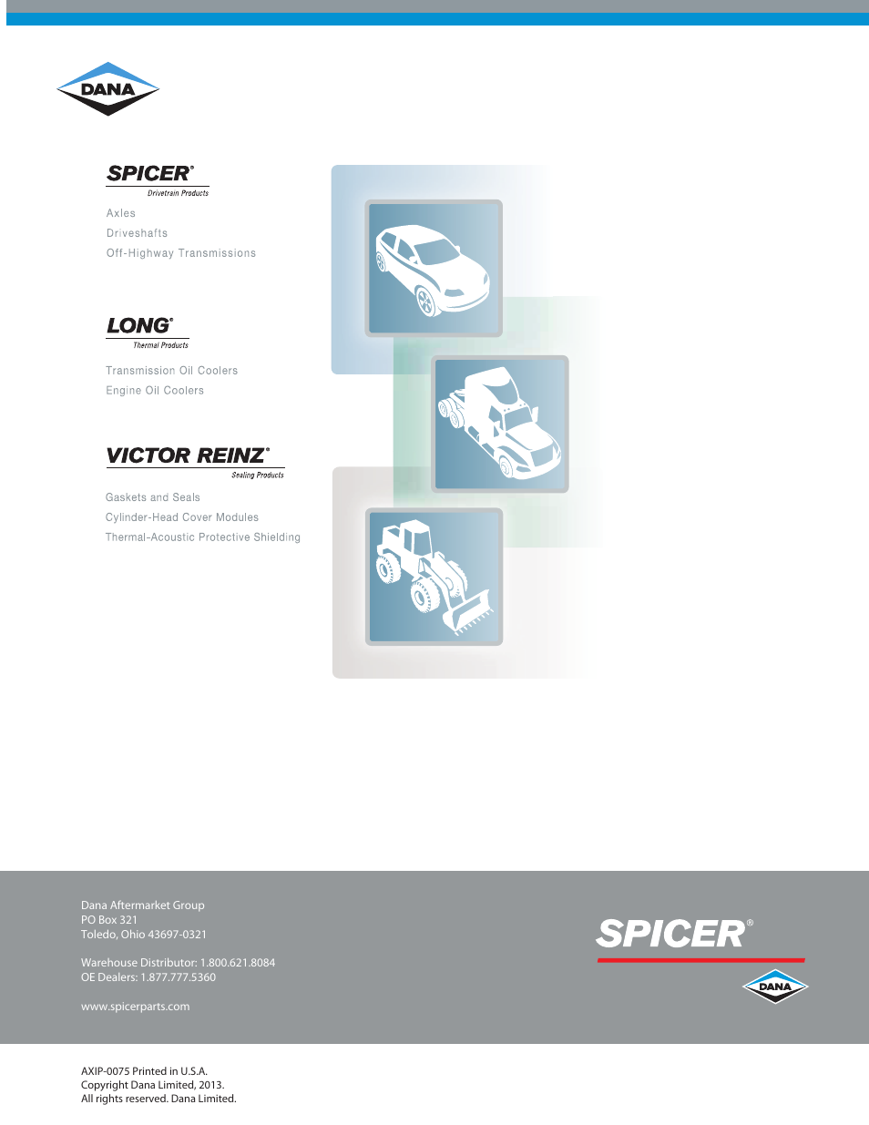 Spicer Illustrated Parts List Spicer Steer Axles User Manual | Page 124 / 124