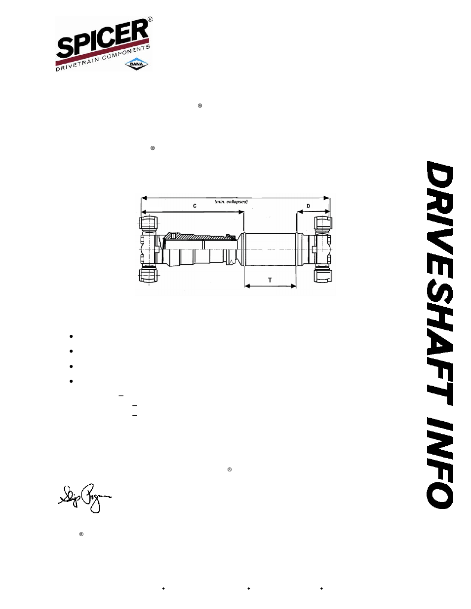 Spicer 2011 Spicer Bulletin 1; SERVICE_TECHNICAL INFORMATION User Manual | 1 page