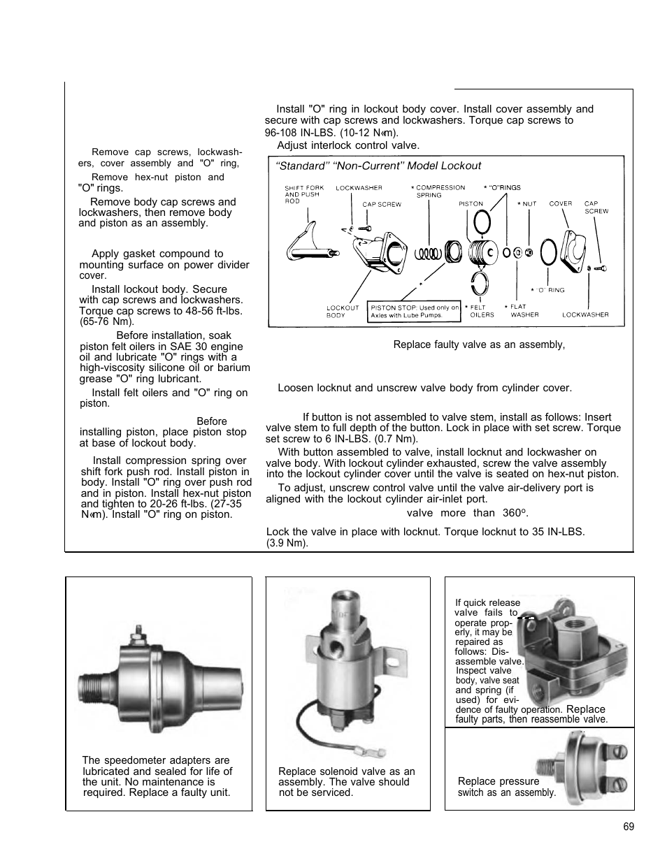 Inter-axle differential lockout | Spicer Tandem Drive Axle Dual Range & Double Planetary 34,000-45,000 lbs User Manual | Page 68 / 78