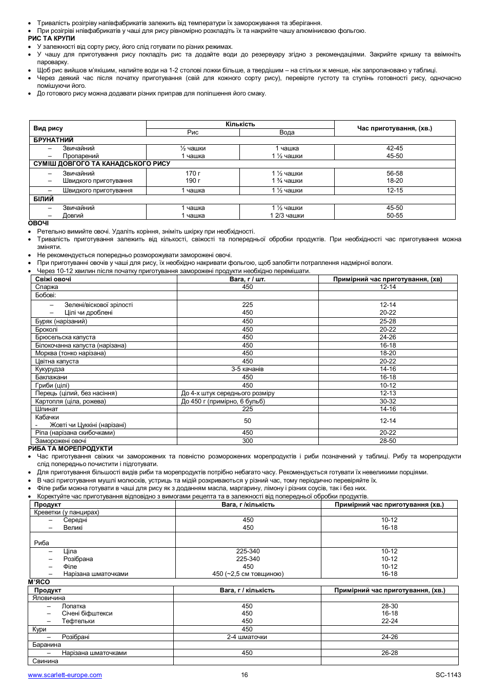 Scarlett SC-1143 User Manual | Page 16 / 31