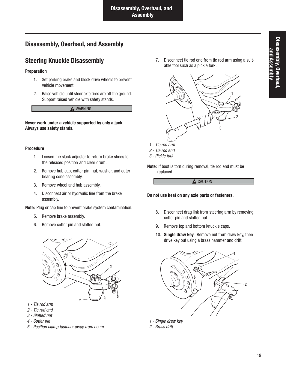 Spicer Dana Spicer Steer Axles - Service Manaul User Manual | Page 23 / 48