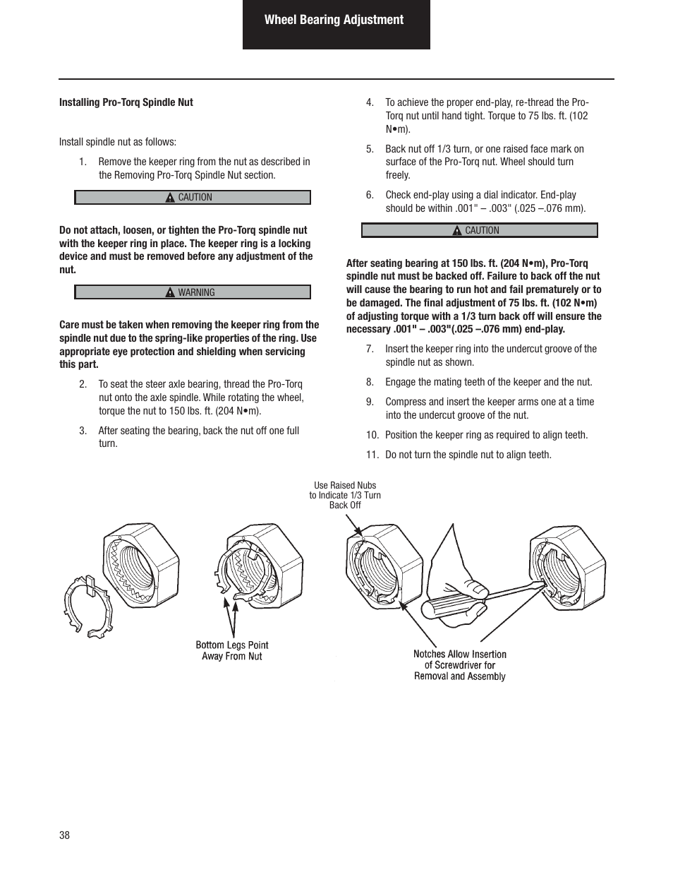 Spicer Dana Spicer Steer Axles - Service Manaul User Manual | Page 42 / 48