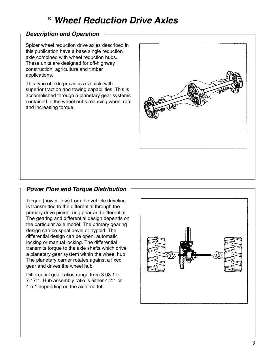6slfhu, Wheel reduction drive axles | Spicer Drive Axles Service Manual Wheel Reduction Drive Axles (EA-50) User Manual | Page 5 / 28