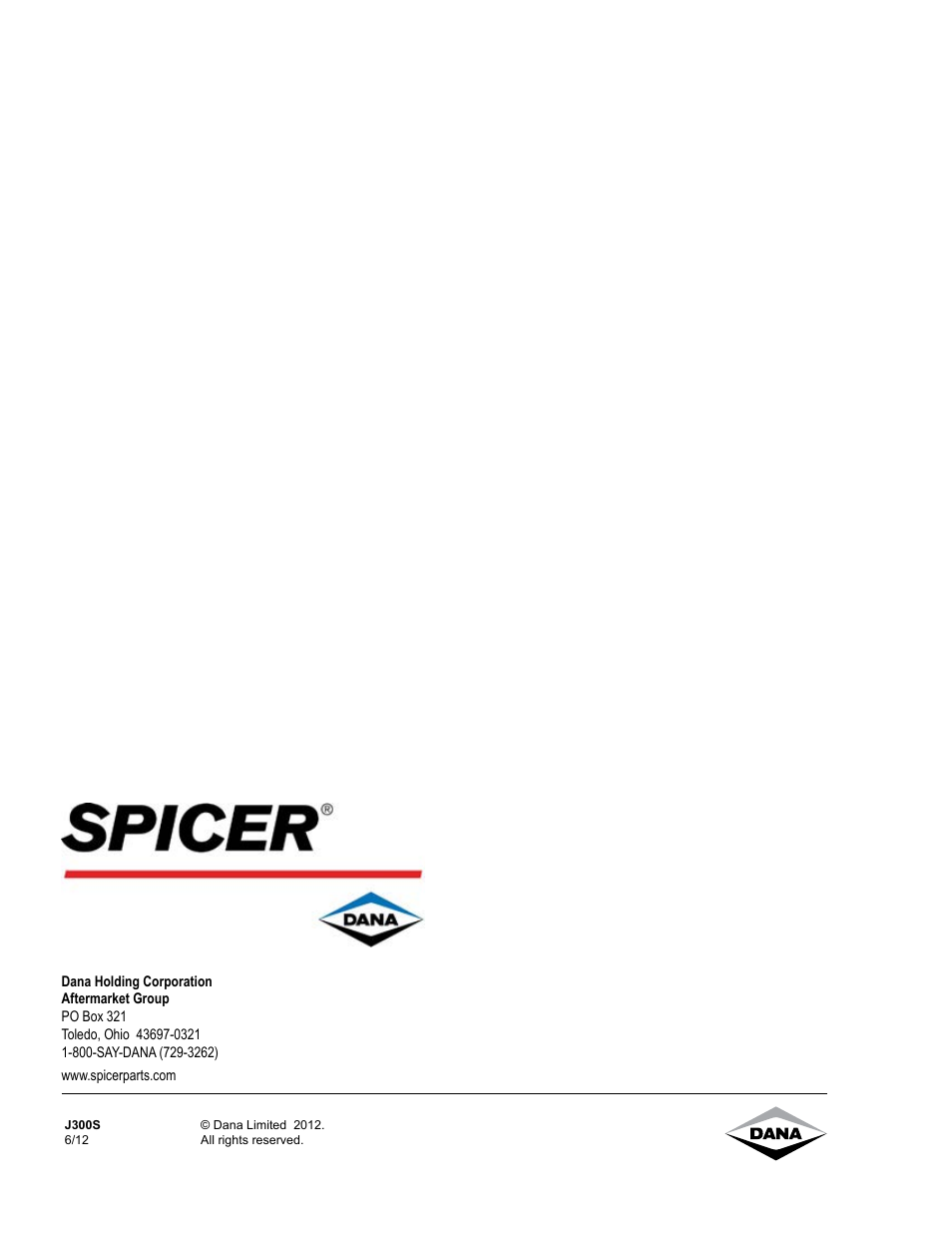 Spicer Supersession List: Driveline Parts User Manual | Page 211 / 211