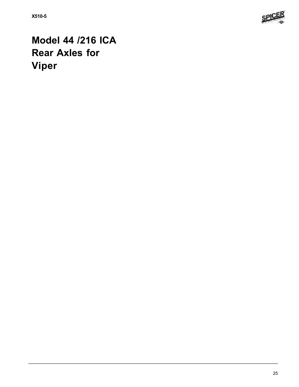 Model 44/216 ica rear | Spicer Dodge 1999-2001 Light Duty Axle Applications User Manual | Page 27 / 57
