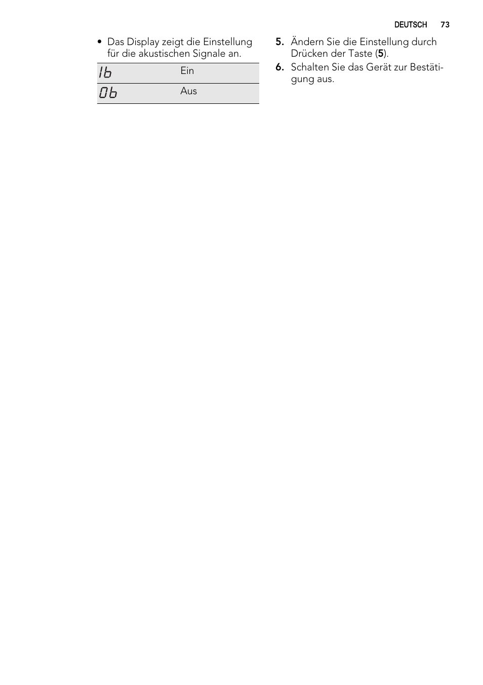AEG ELECTROLUX F 65000 VI 1 P User Manual | Page 73 / 88
