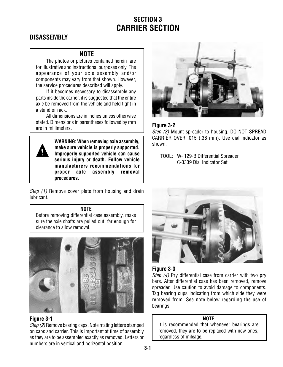 Spicer Single Speed Axle - Service Manual User Manual | Page 10 / 30