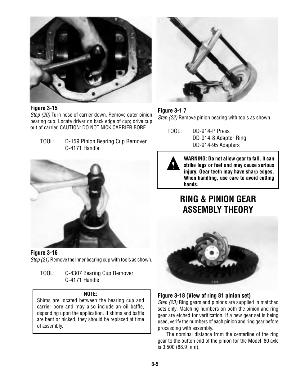 Ring & pinion gear assembly theory | Spicer Single Speed Axle - Service Manual User Manual | Page 14 / 30