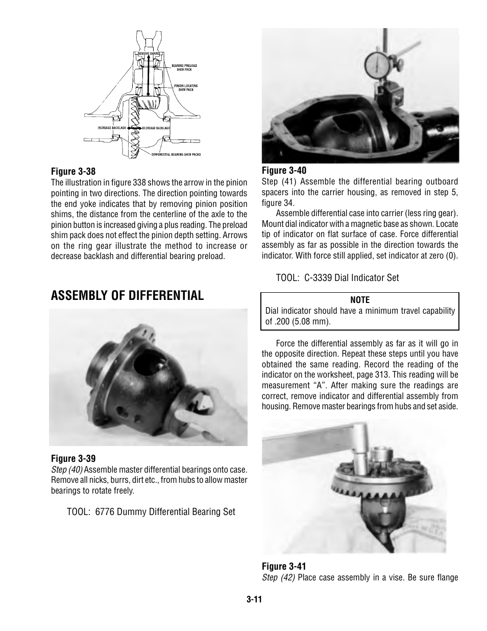 Assembly of differential | Spicer Single Speed Axle - Service Manual User Manual | Page 20 / 30
