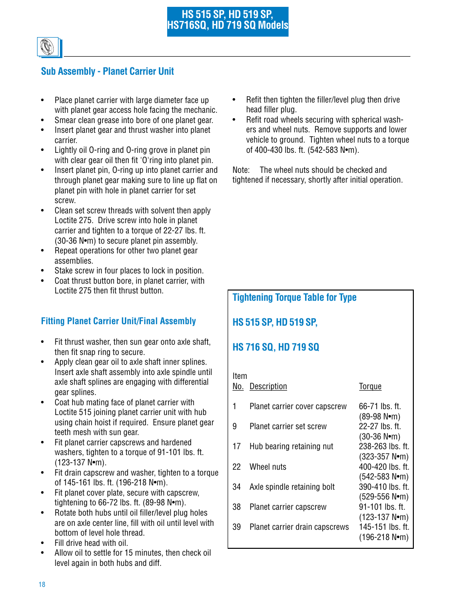 Spicer Hub Service Manual User Manual | Page 20 / 26