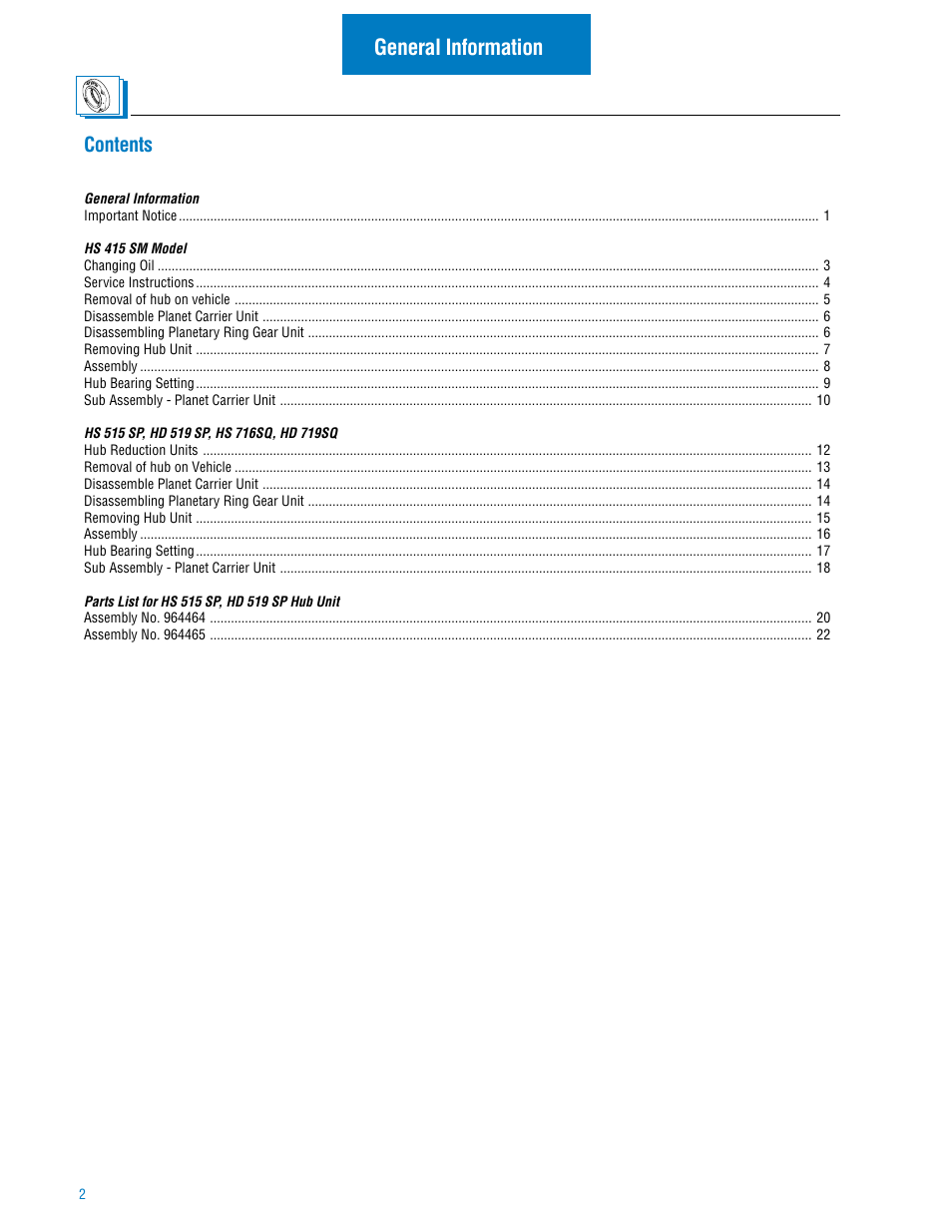 Spicer Hub Service Manual User Manual | Page 4 / 26