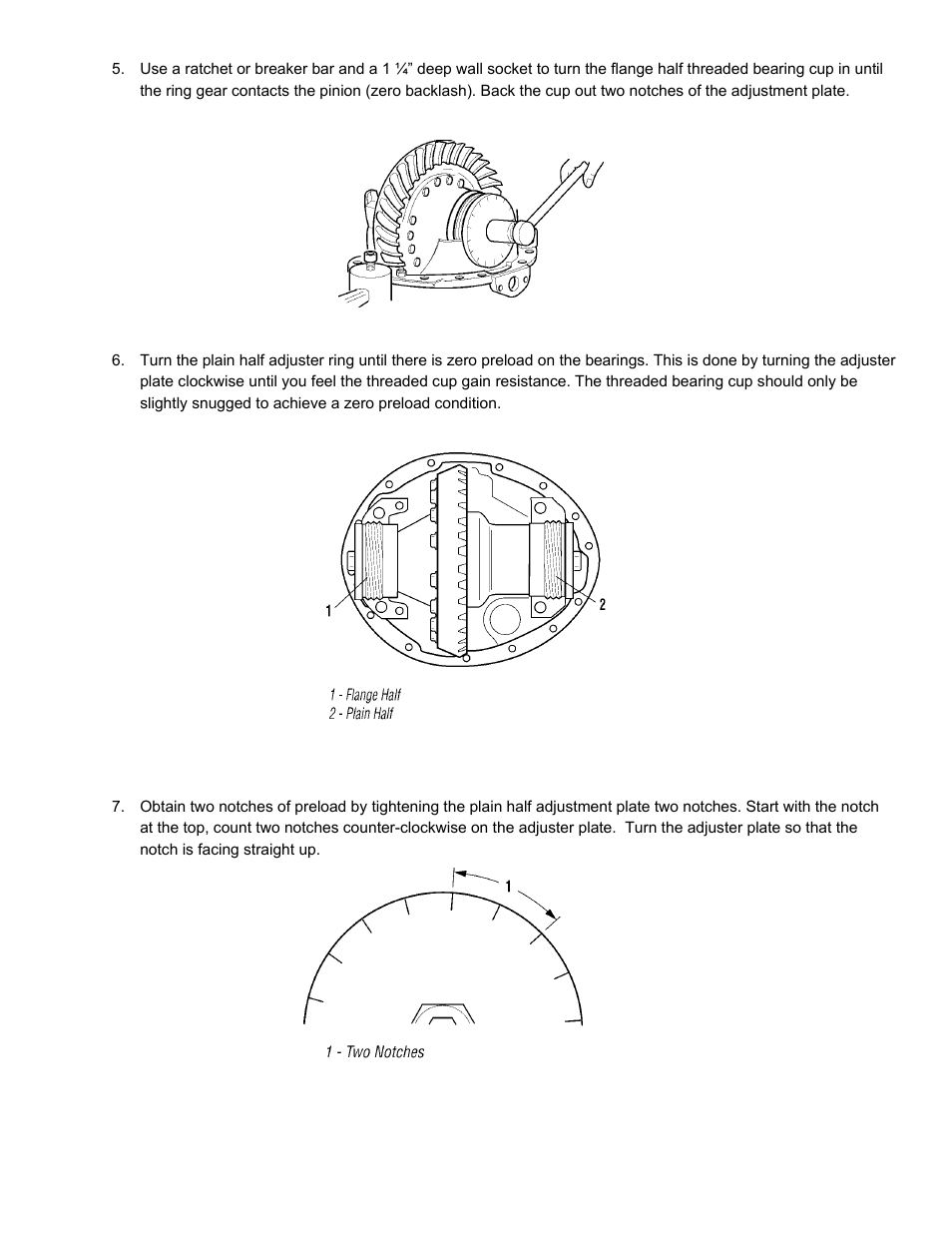 Spicer Wheel Differential Bearing Adjustment Tool Kit Instructions User Manual | Page 3 / 5
