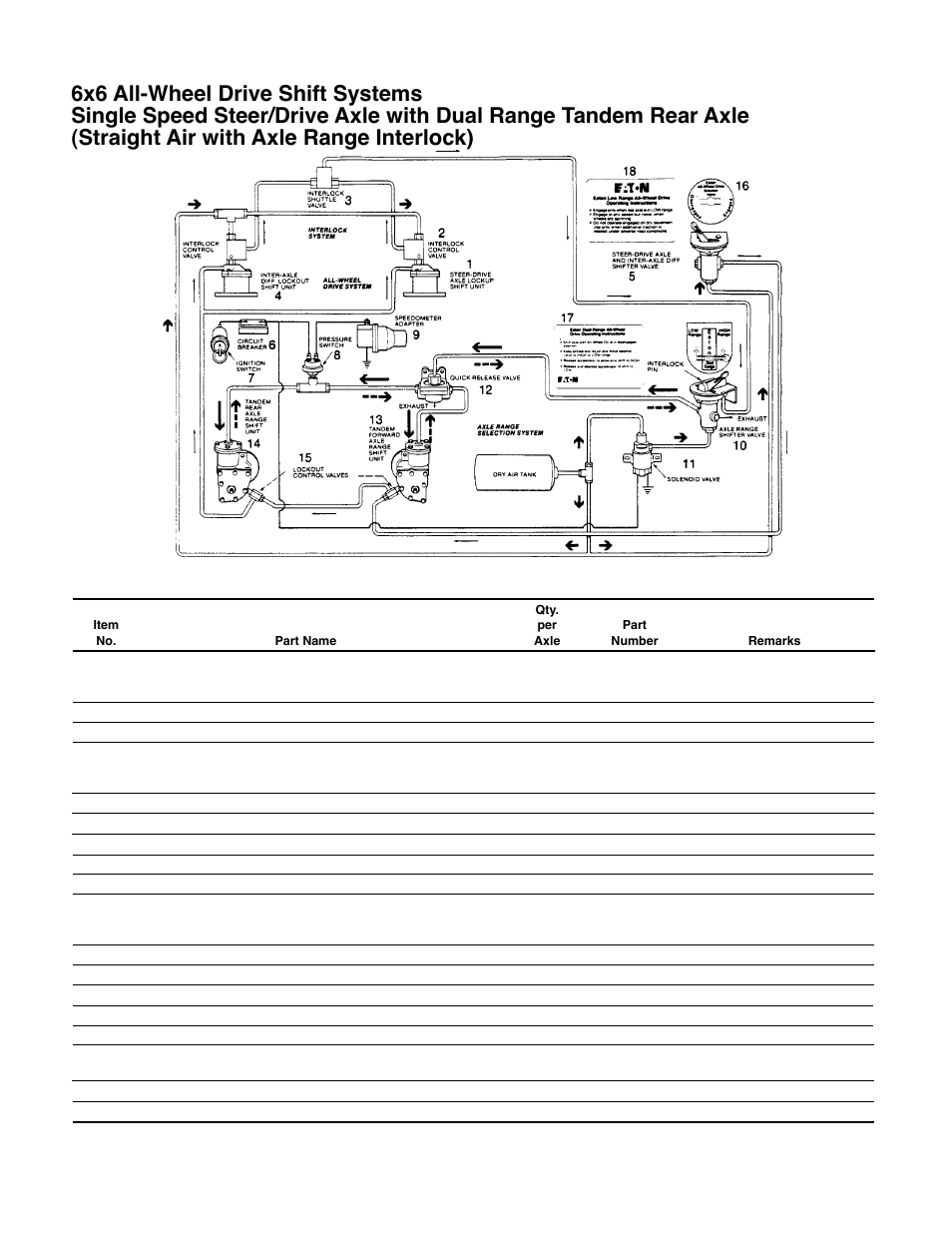 Spicer Drive System Illustrated Parts List ESD D386, D406, D466, DS4026, DS4616, DS_DC_DT4636, 6x6 User Manual | Page 39 / 48