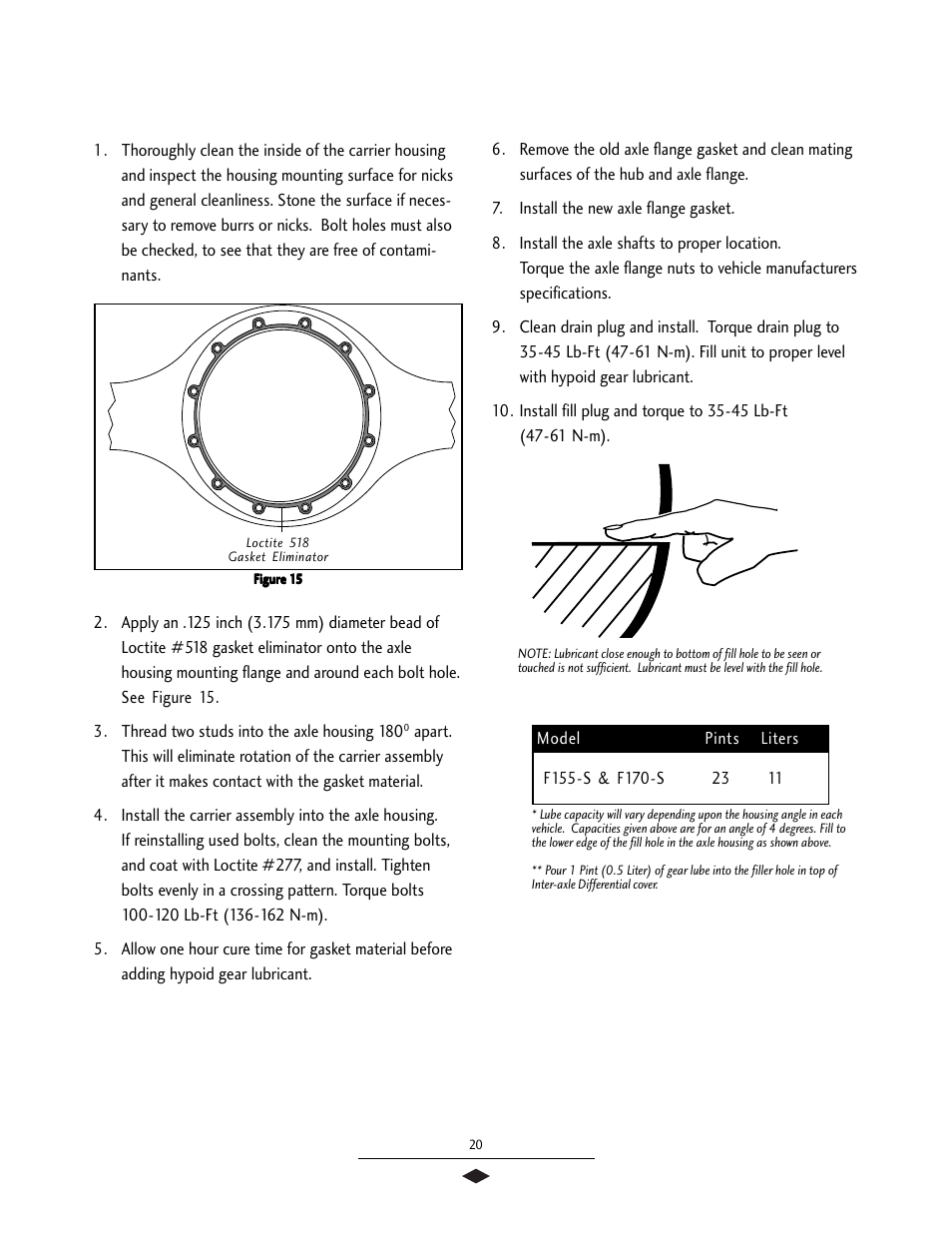 Installation of diff carrier in housing | Spicer Drive Axles Service Manual User Manual | Page 22 / 28