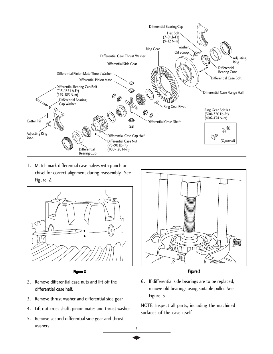 Differential disassembly | Spicer Drive Axles Service Manual User Manual | Page 9 / 28