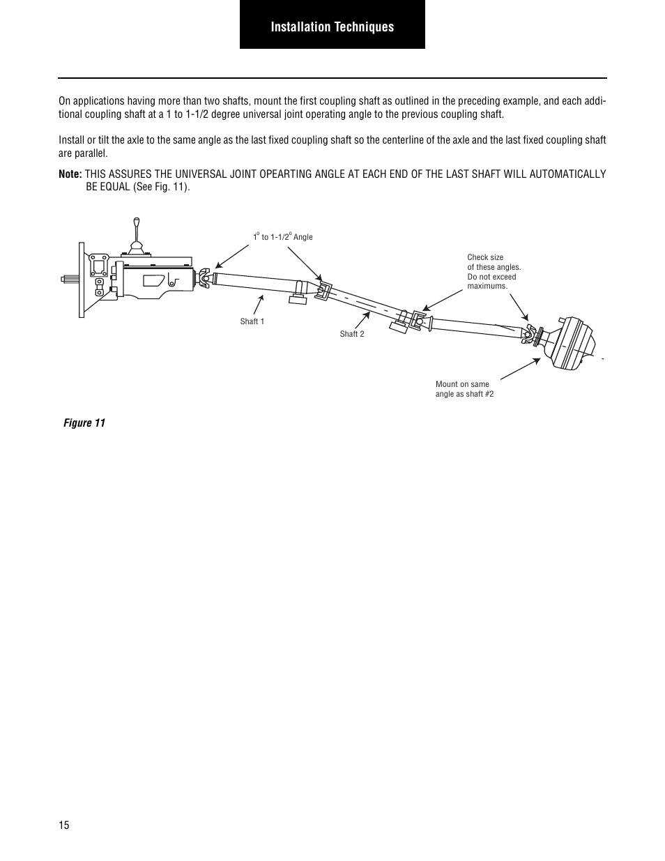 Installation techniques | Spicer Driveline Installation Service Manual User Manual | Page 18 / 24