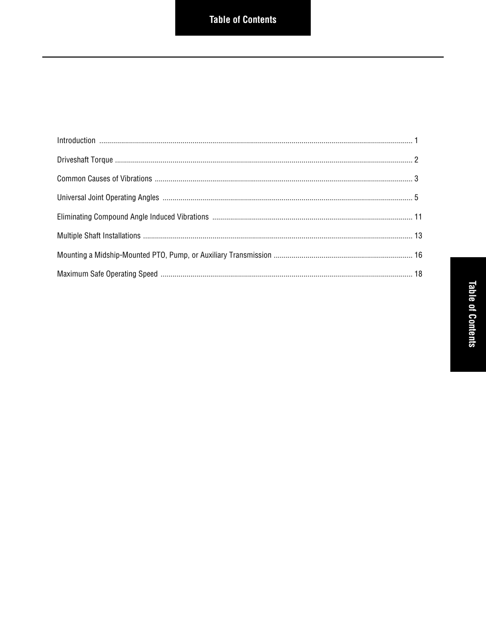 Spicer Driveline Installation Service Manual User Manual | Page 3 / 24