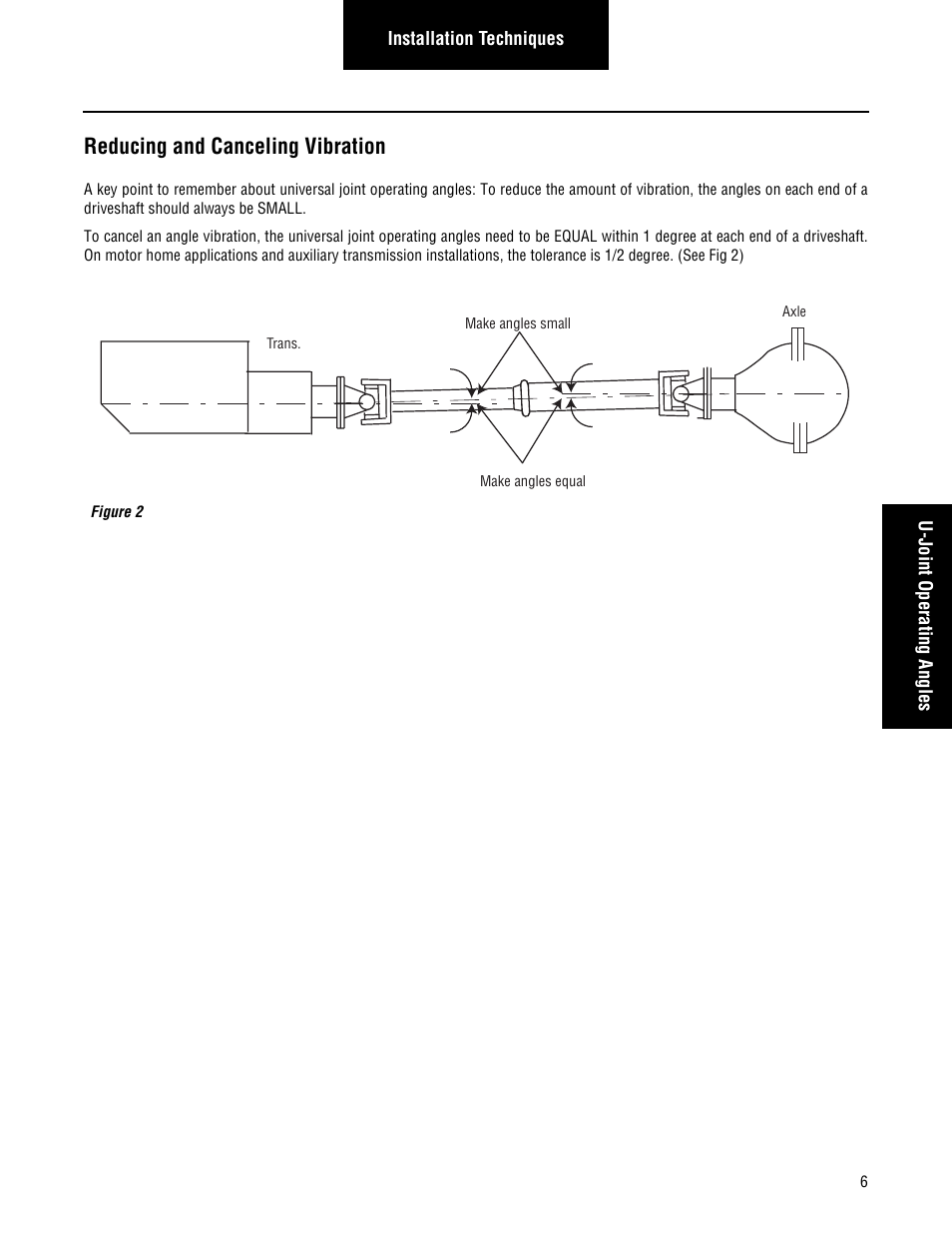 Reducing and canceling vibration | Spicer Driveline Installation Service Manual User Manual | Page 9 / 24
