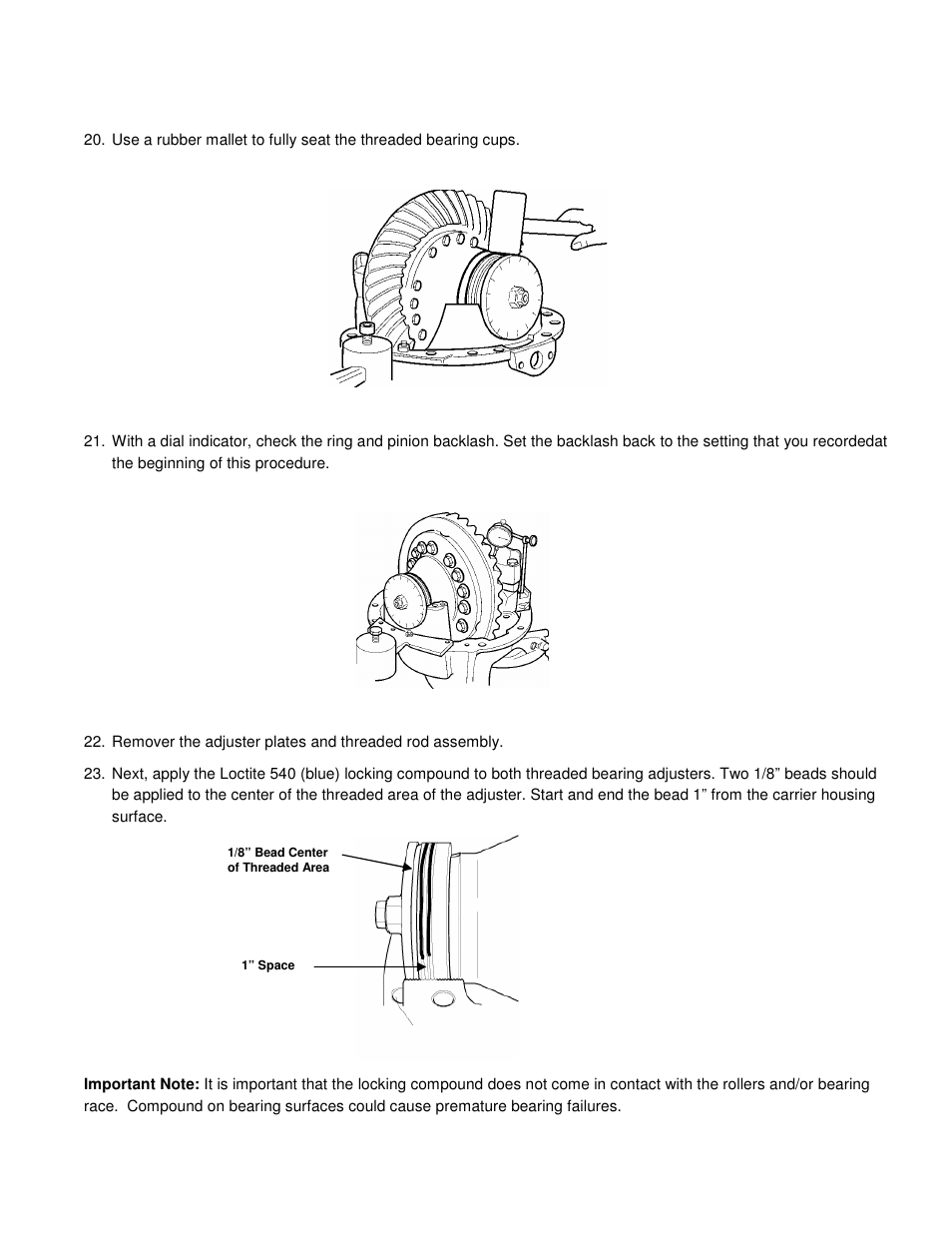 Spicer Wheel Differential Bearing Replacement Process User Manual | Page 5 / 8