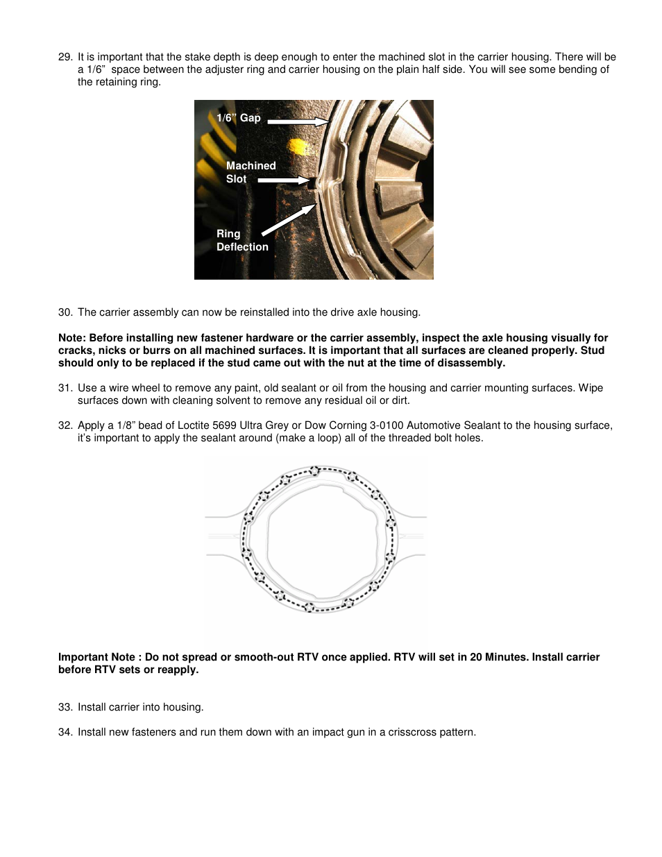 Spicer Wheel Differential Bearing Replacement Process User Manual | Page 7 / 8