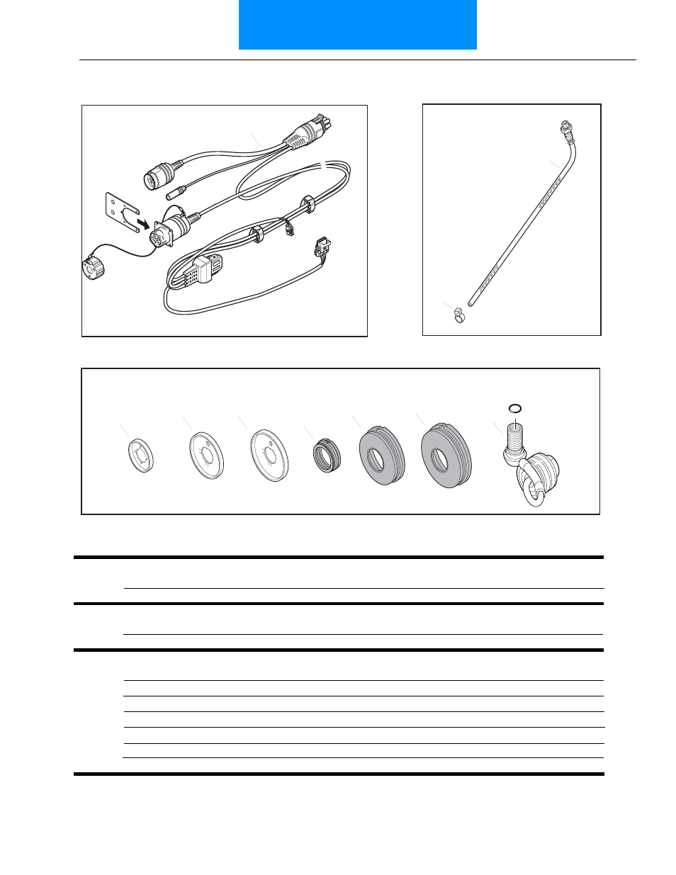 Tims, Parts - harness, axle & spindle components | Spicer TIMS (Tire Inflation Monitor System) User Manual | Page 7 / 12