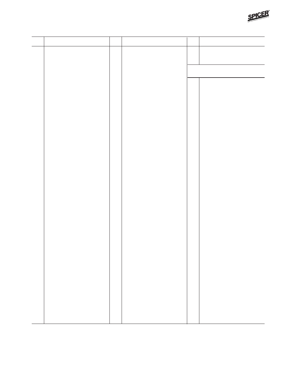 Ford model 70 rear axles, Parts listing | Spicer Front and Rear Axle Catalog User Manual | Page 111 / 252