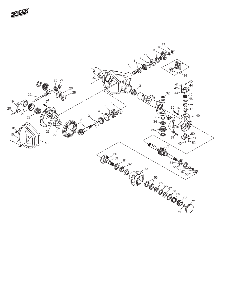 Gmc / chevrolet model 60 front axles | Spicer Front and Rear Axle Catalog User Manual | Page 140 / 252