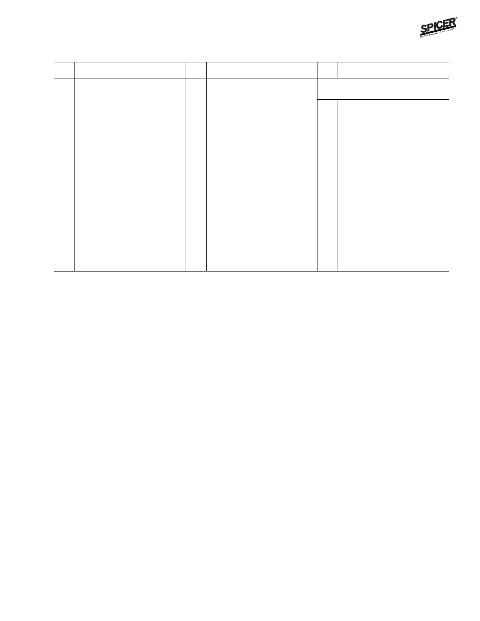 Gmc / chevrolet model 60 rear axles, Parts listing | Spicer Front and Rear Axle Catalog User Manual | Page 147 / 252