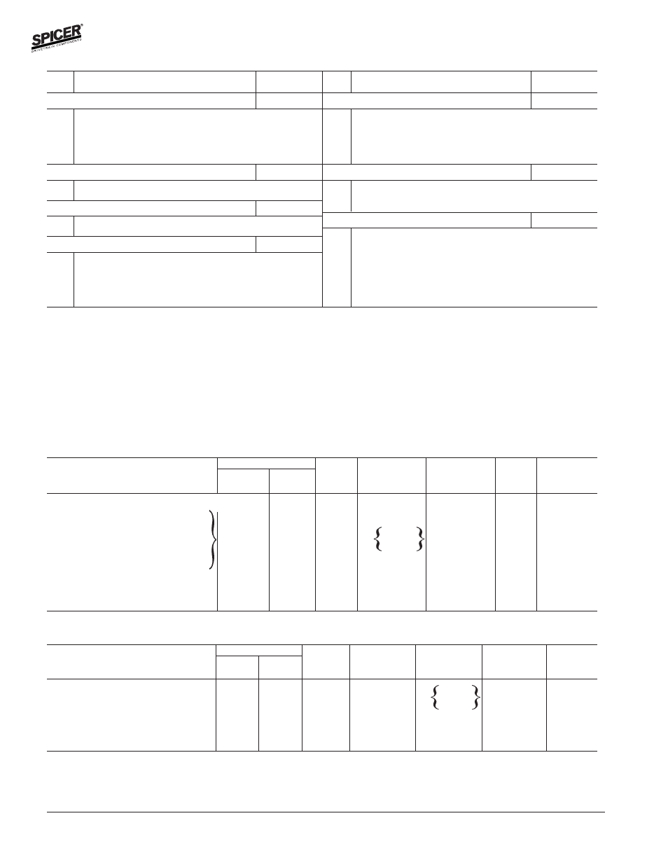 Gmc / chevrolet model 60 rear axles | Spicer Front and Rear Axle Catalog User Manual | Page 152 / 252