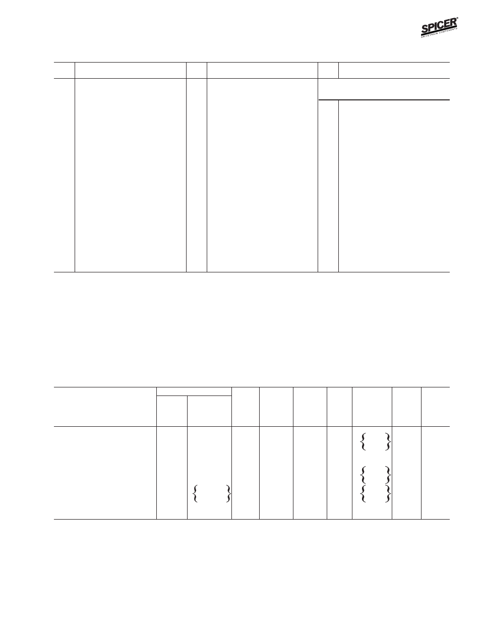 Gmc / chevrolet model 70 rear axles, Parts listing | Spicer Front and Rear Axle Catalog User Manual | Page 157 / 252