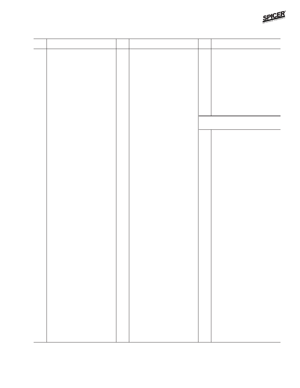 Ihc model 30 front axles, Parts listing | Spicer Front and Rear Axle Catalog User Manual | Page 163 / 252