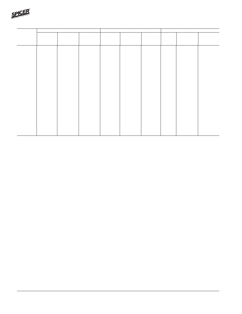 Ihc model 44 front axles, Axle shaft dimensions | Spicer Front and Rear Axle Catalog User Manual | Page 182 / 252