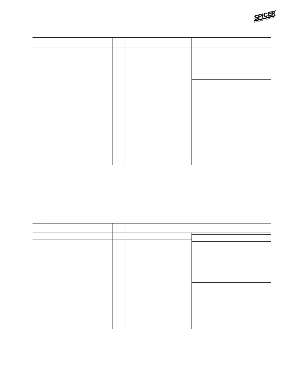 Ihc model 70 rear axles, Parts listing, Kit components | Spicer Front and Rear Axle Catalog User Manual | Page 211 / 252