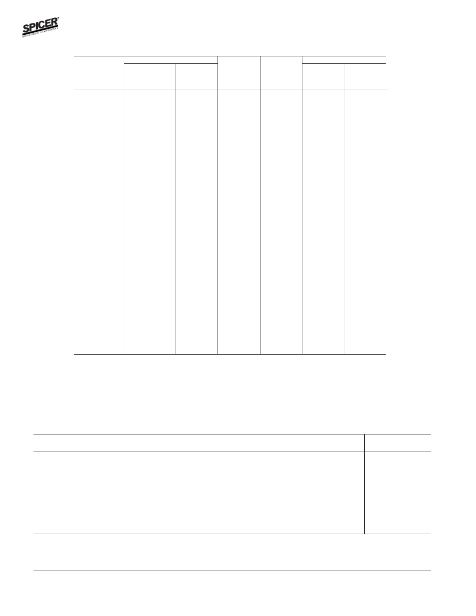 Dodge model 60 rear axles, Carrier cover part numbers, Axle shaft dimensions | Spicer Front and Rear Axle Catalog User Manual | Page 32 / 252