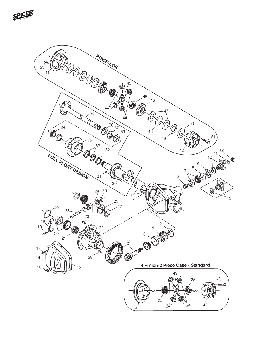 Dodge model 70 rear axles | Spicer Front and Rear Axle Catalog User Manual | Page 40 / 252