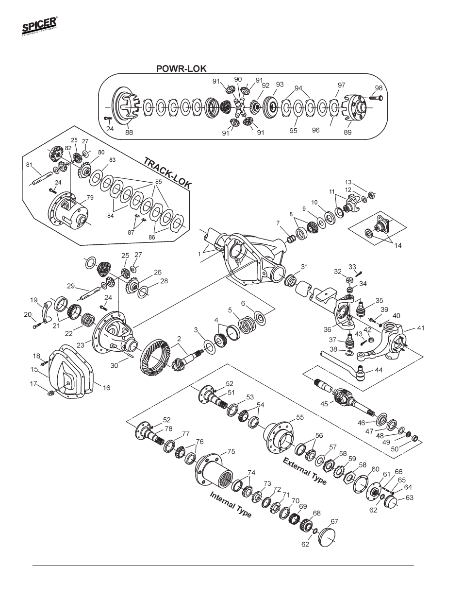Dodge model 44 front axles | Spicer Front and Rear Axle Catalog User Manual | Page 8 / 252