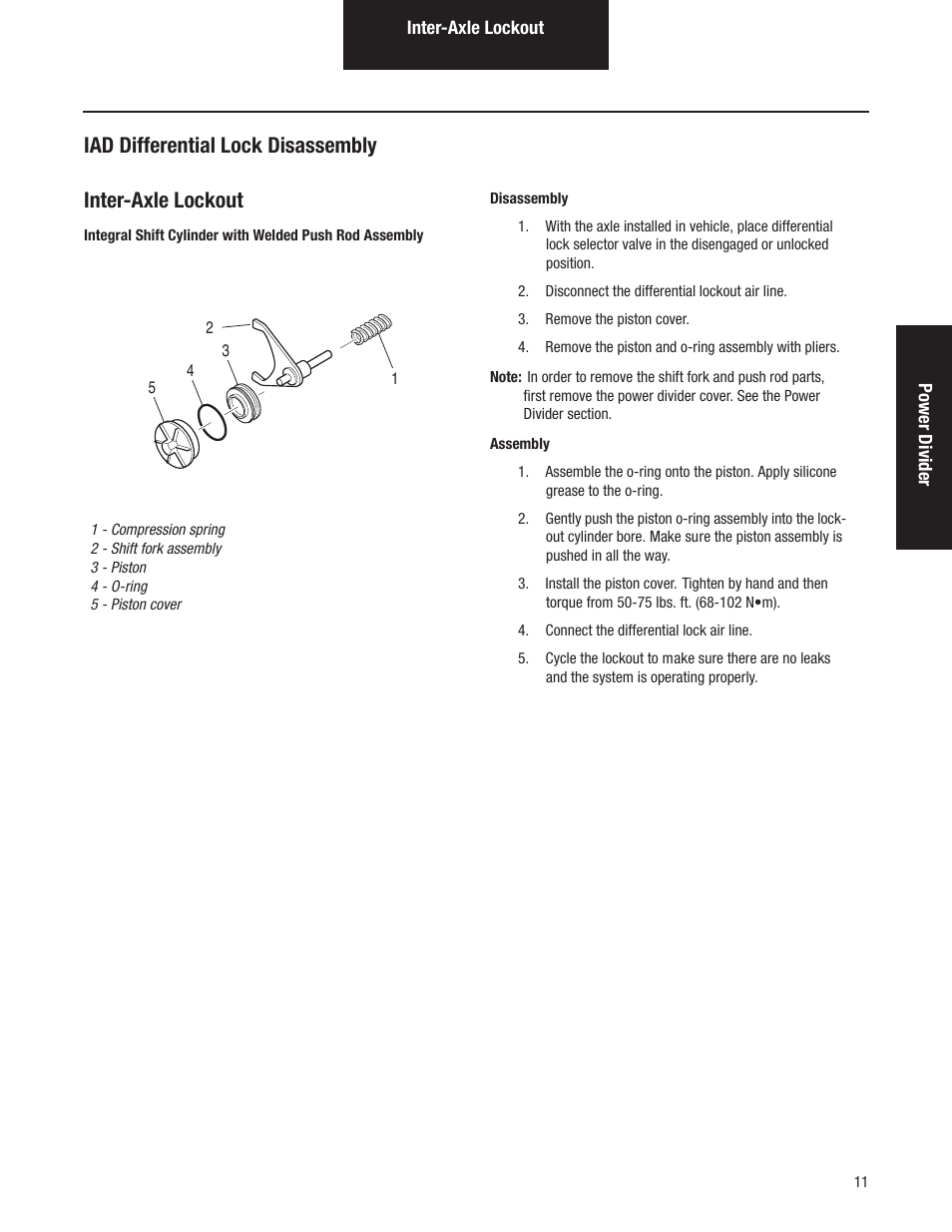 Spicer Tandem Drive Axles Service Manual D170, D190, and D590 Series User Manual | Page 15 / 98