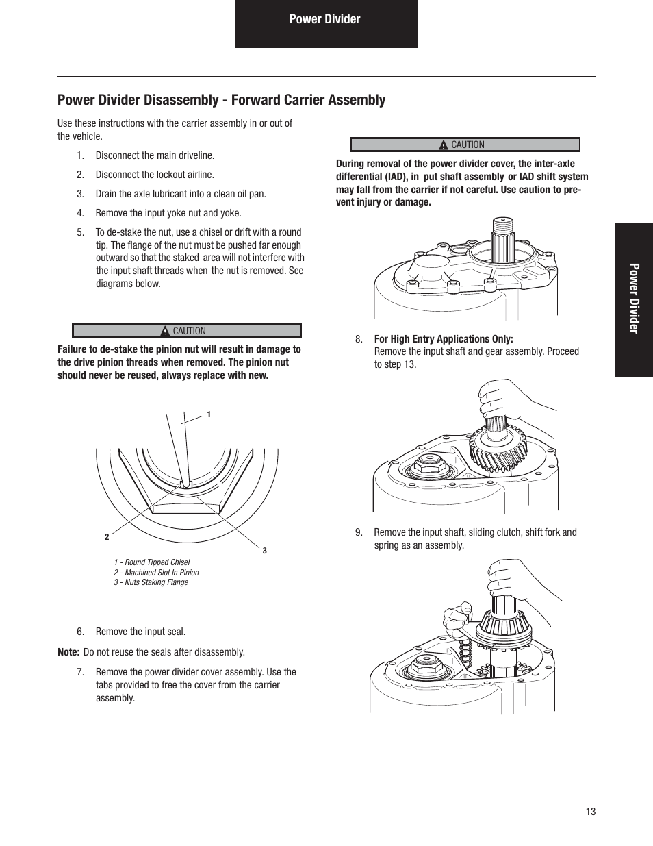 Spicer Tandem Drive Axles Service Manual D170, D190, and D590 Series User Manual | Page 17 / 98