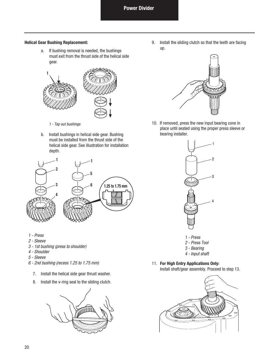 Spicer Tandem Drive Axles Service Manual D170, D190, and D590 Series User Manual | Page 24 / 98