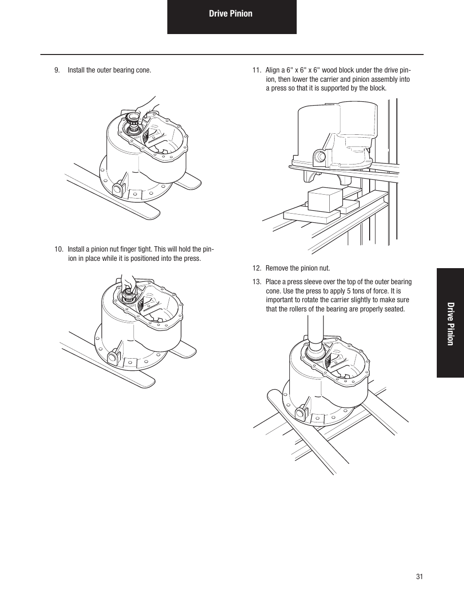 Spicer Tandem Drive Axles Service Manual D170, D190, and D590 Series User Manual | Page 35 / 98