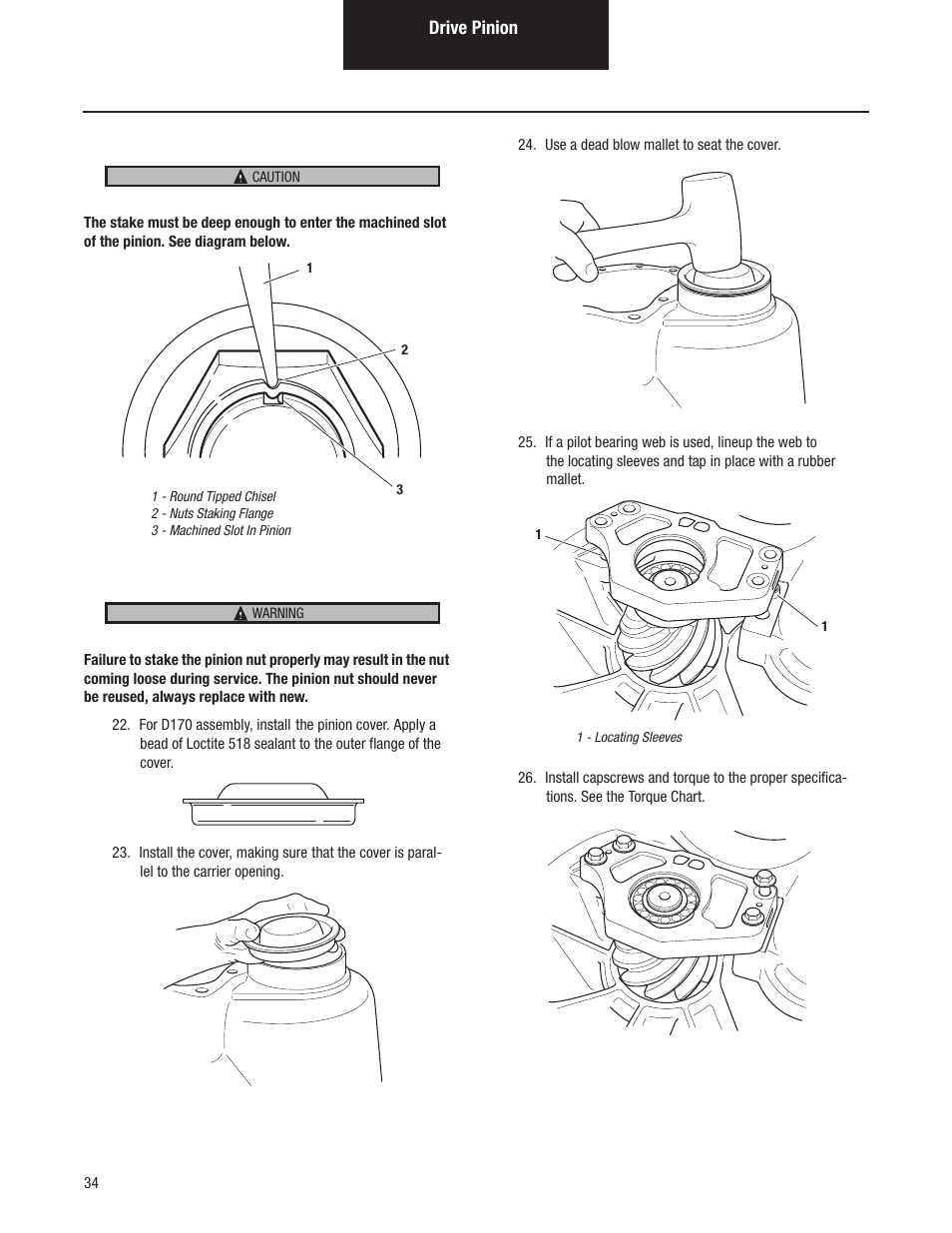 Spicer Tandem Drive Axles Service Manual D170, D190, and D590 Series User Manual | Page 38 / 98