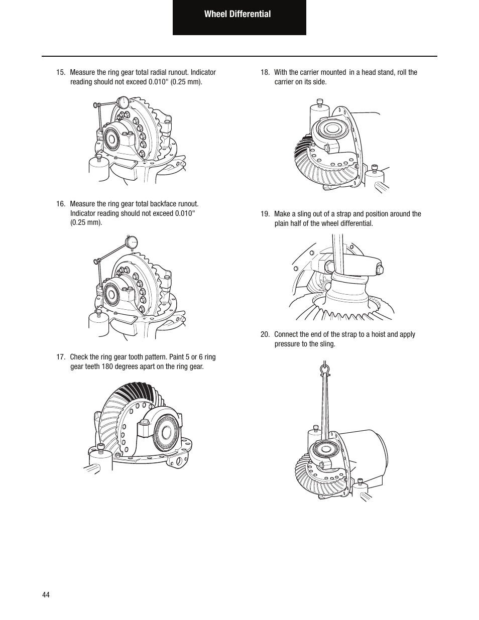 Spicer Tandem Drive Axles Service Manual D170, D190, and D590 Series User Manual | Page 48 / 98