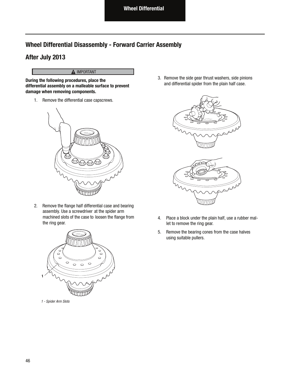 Spicer Tandem Drive Axles Service Manual D170, D190, and D590 Series User Manual | Page 50 / 98