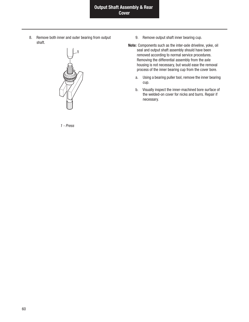 Spicer Tandem Drive Axles Service Manual D170, D190, and D590 Series User Manual | Page 64 / 98
