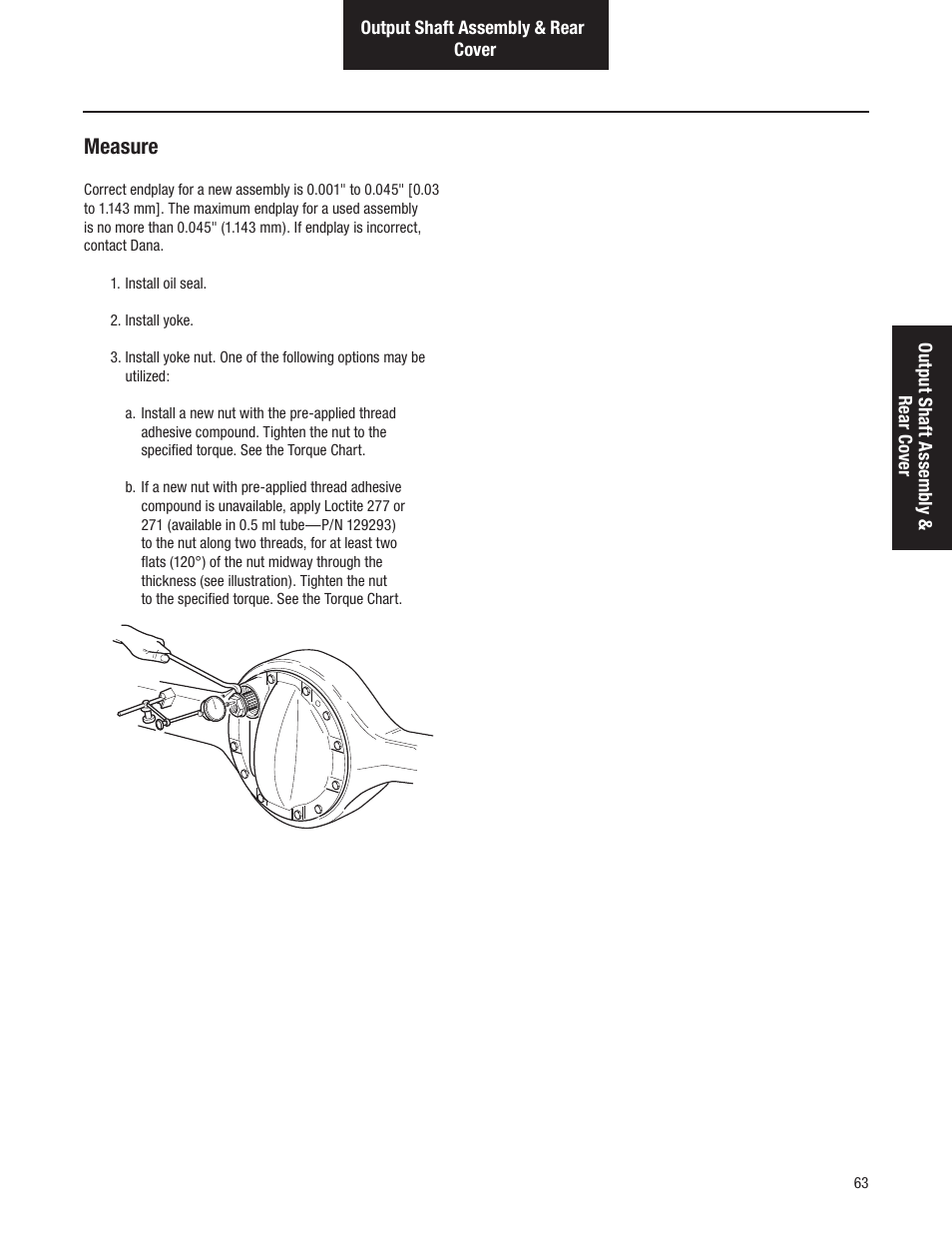 Measure | Spicer Tandem Drive Axles Service Manual D170, D190, and D590 Series User Manual | Page 67 / 98