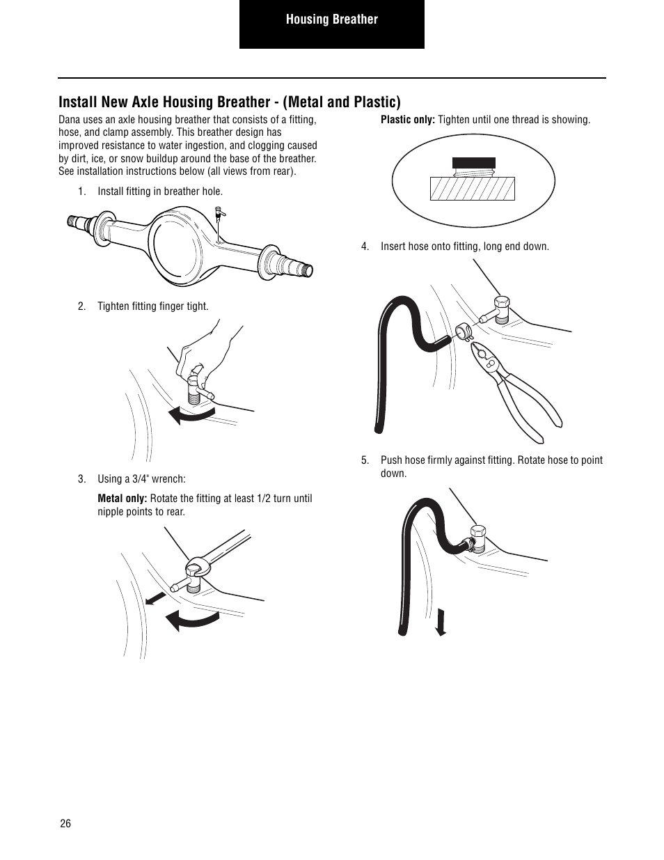 Spicer Single Drive Axles Service Manual: S135L, S135N, S135S, S150L, S150N, S150S User Manual | Page 30 / 50